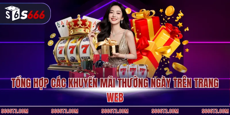 Tổng hợp các khuyến mãi thường ngày trên trang web